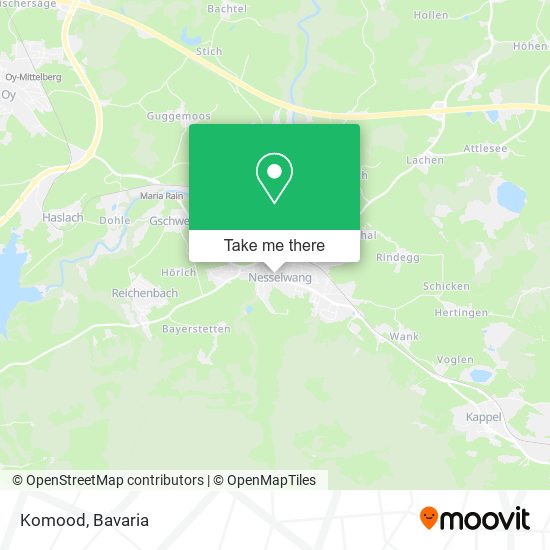 Komood map