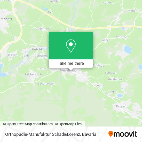 Orthopädie-Manufaktur Schad&Lorenz map