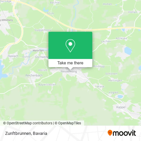 Карта Zunftbrunnen
