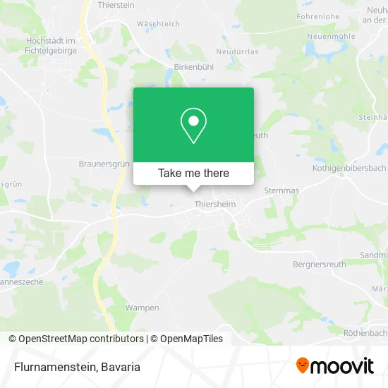 Карта Flurnamenstein