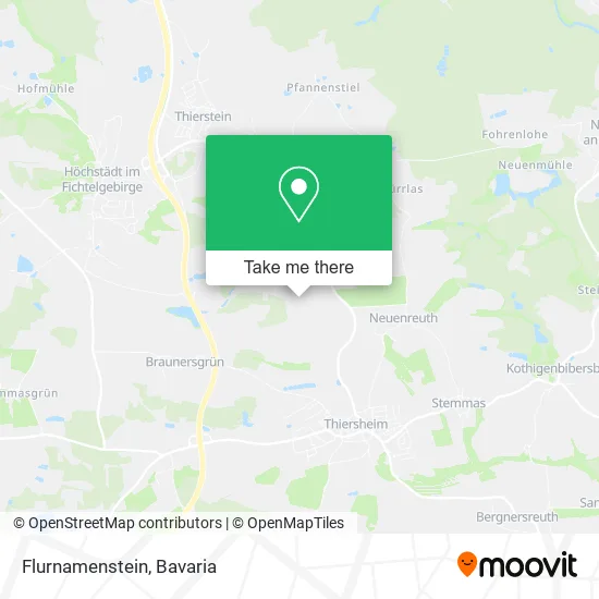 Карта Flurnamenstein
