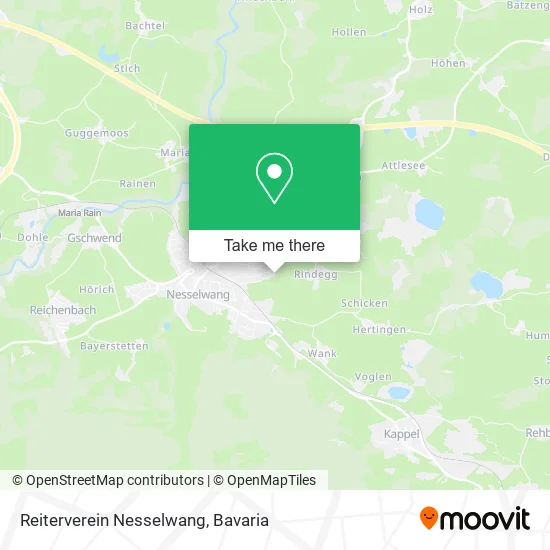 Карта Reiterverein Nesselwang