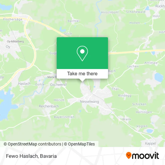 Карта Fewo Haslach
