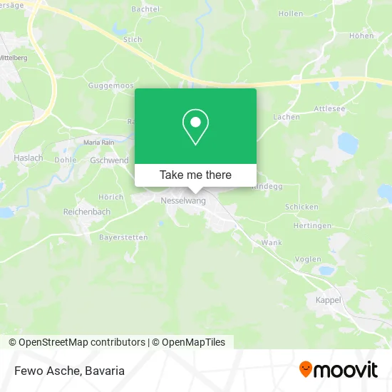 Карта Fewo Asche