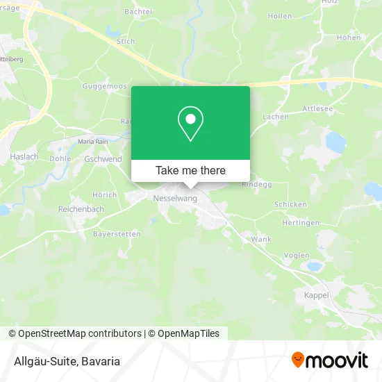 Карта Allgäu-Suite