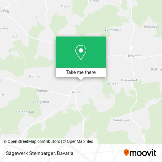 Sägewerk Steinberger map