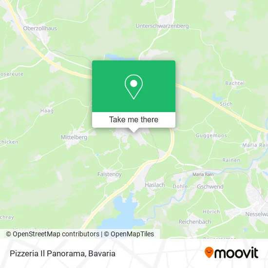 Карта Pizzeria Il Panorama