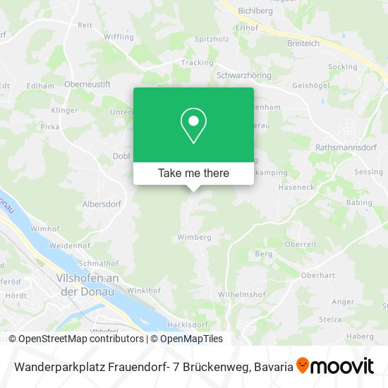 Wanderparkplatz Frauendorf- 7 Brückenweg map