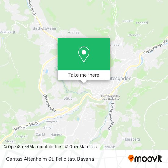Caritas Altenheim St. Felicitas map
