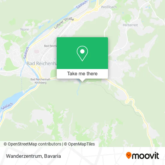 Карта Wanderzentrum