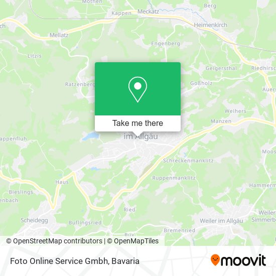 Foto Online Service Gmbh map