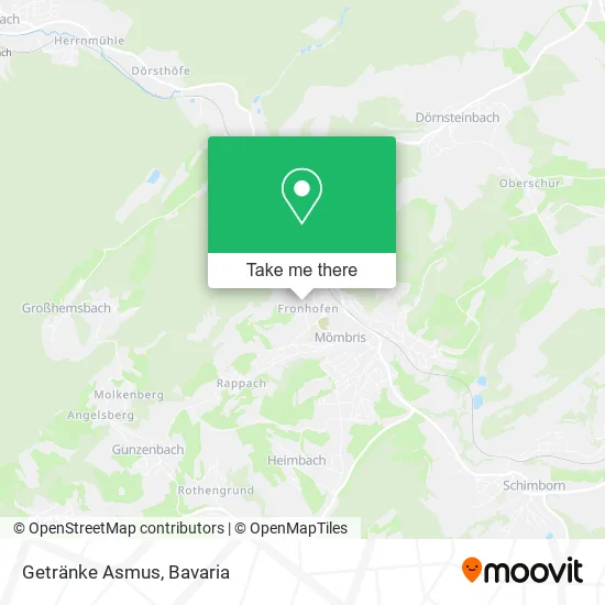 Карта Getränke Asmus