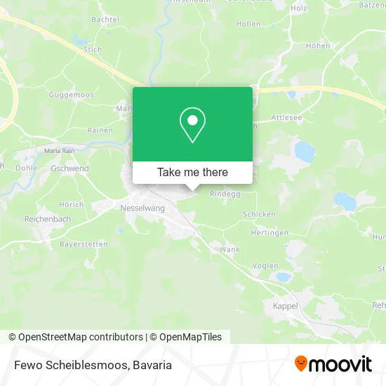 Карта Fewo Scheiblesmoos