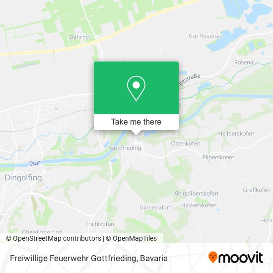 Freiwillige Feuerwehr Gottfrieding map