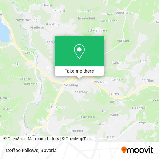 Coffee Fellows map