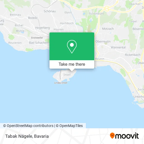 Карта Tabak Nägele