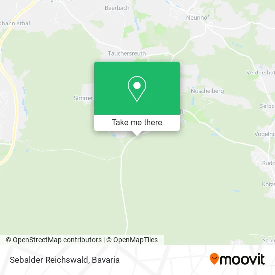 Карта Sebalder Reichswald