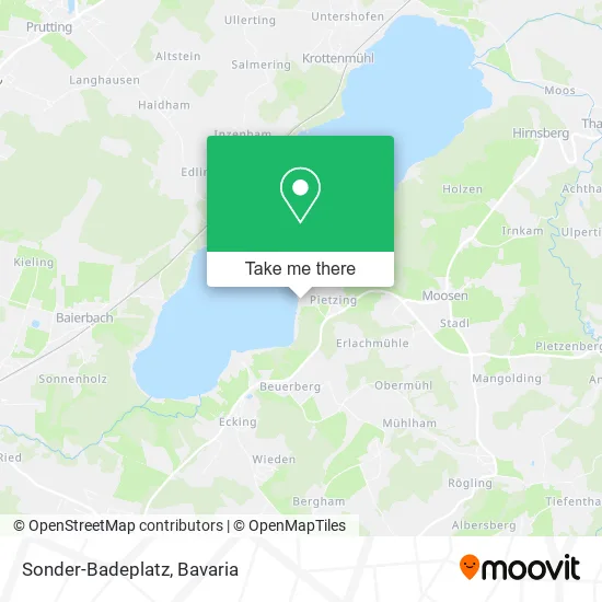 Карта Sonder-Badeplatz