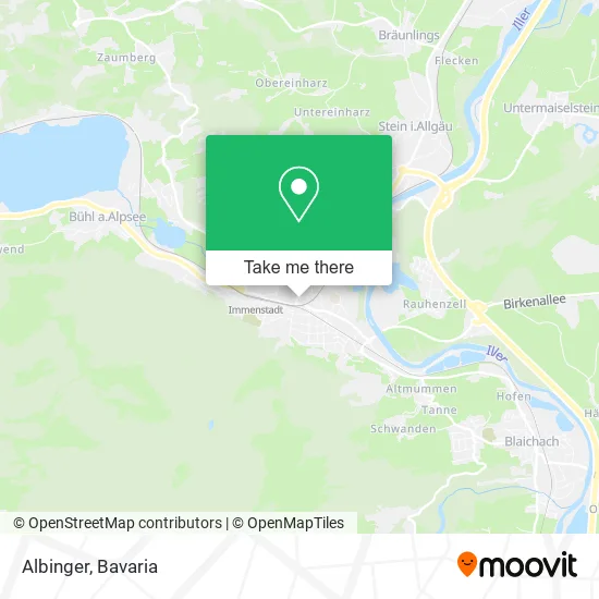 Карта Albinger