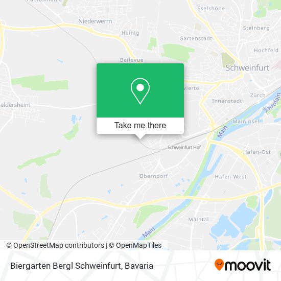 Biergarten Bergl Schweinfurt map