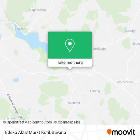 Edeka Aktiv Markt Kohl map