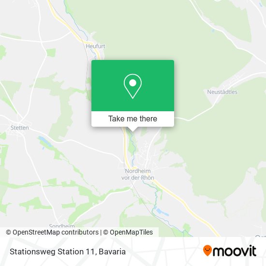 Stationsweg Station 11 map