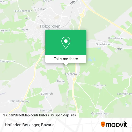 Карта Hofladen Betzinger