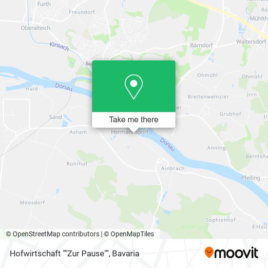 Hofwirtschaft ""Zur Pause"" map