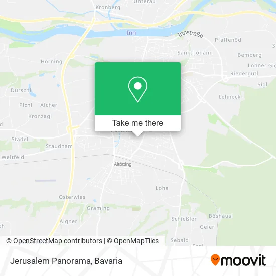 Карта Jerusalem Panorama