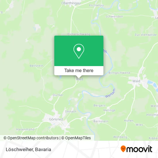 Карта Löschweiher