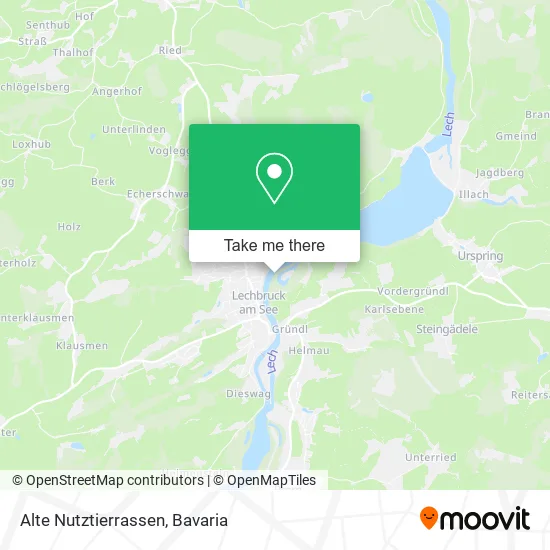 Карта Alte Nutztierrassen