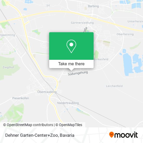 Dehner Garten-Center+Zoo map