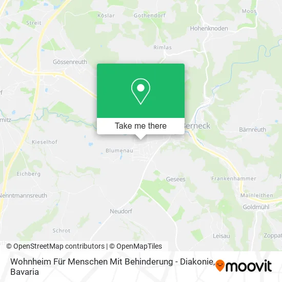 Карта Wohnheim Für Menschen Mit Behinderung - Diakonie