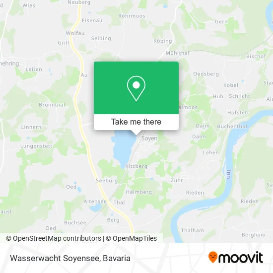 Карта Wasserwacht Soyensee