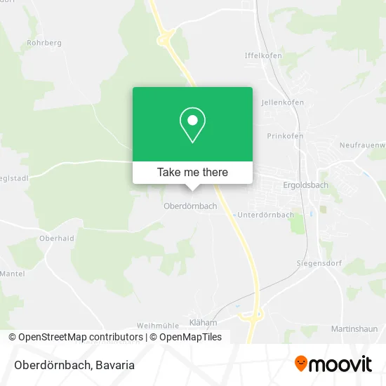 Карта Oberdörnbach