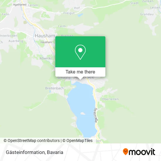 Карта Gästeinformation