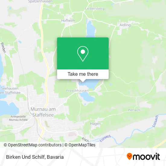 Карта Birken Und Schilf