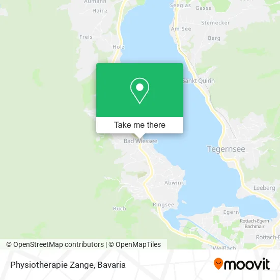 Карта Physiotherapie Zange