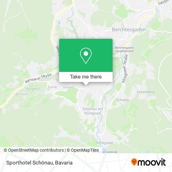 Sporthotel Schönau map