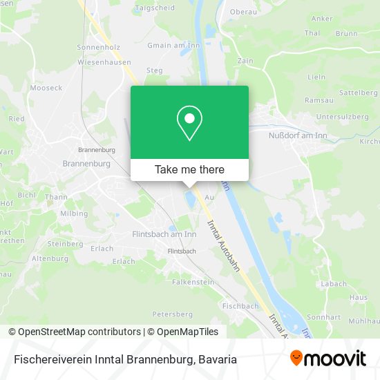 Fischereiverein Inntal Brannenburg map