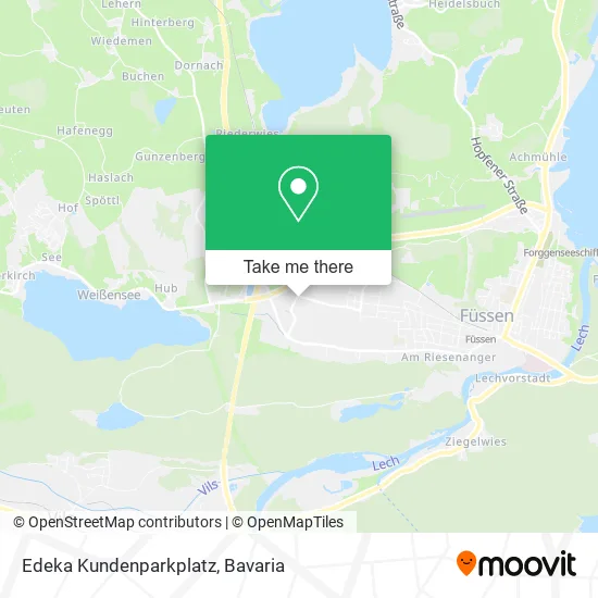 Карта Edeka Kundenparkplatz