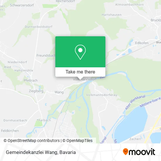 Карта Gemeindekanzlei Wang
