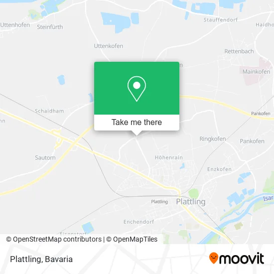 Карта Plattling