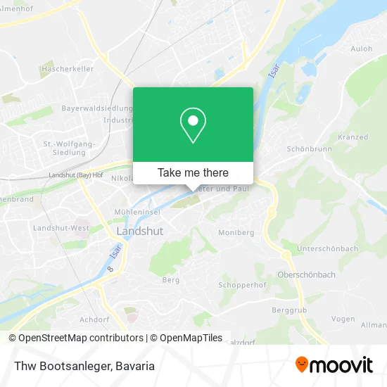 Карта Thw Bootsanleger