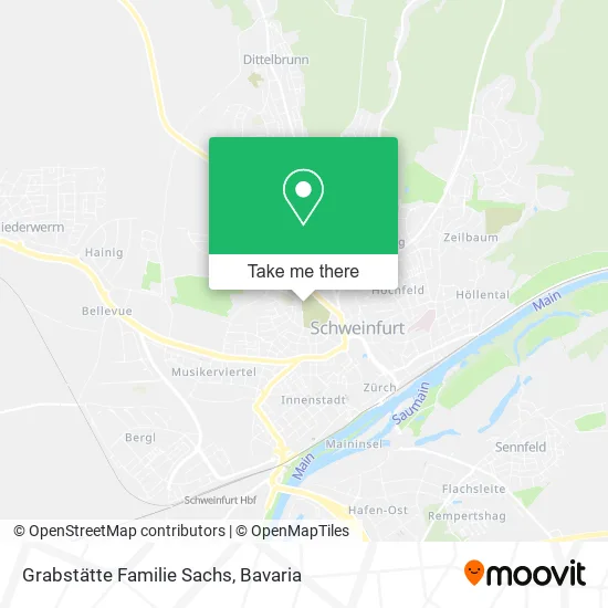 Карта Grabstätte Familie Sachs