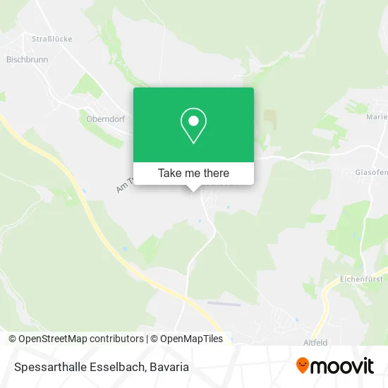 Карта Spessarthalle Esselbach