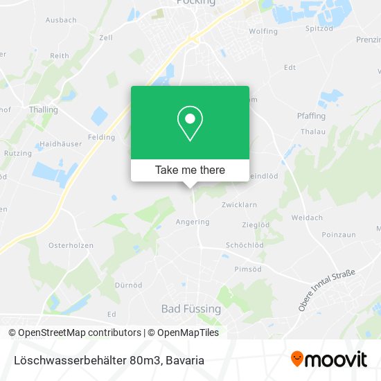 Löschwasserbehälter 80m3 map
