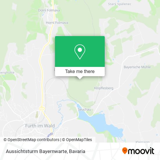 Карта Aussichtsturm Bayernwarte