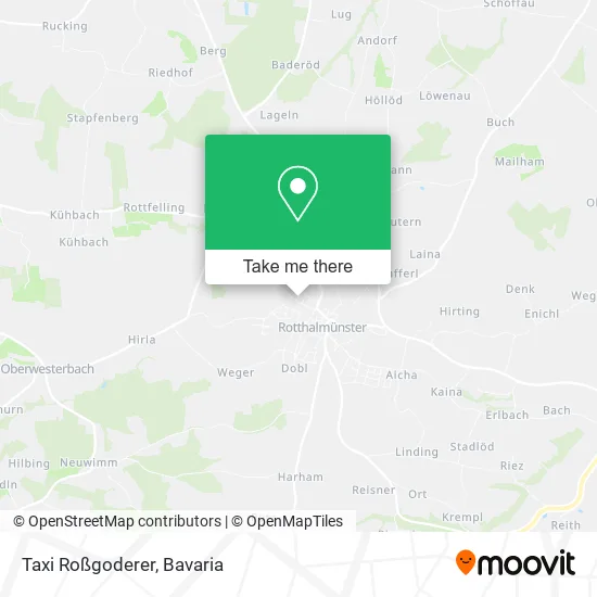 Taxi Roßgoderer map