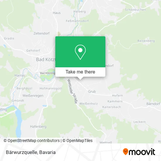 Карта Bärwurzquelle
